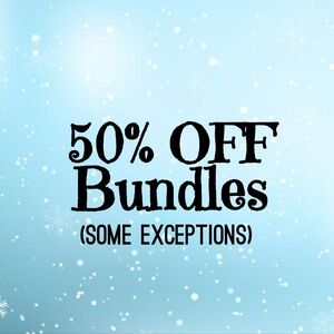 50% OFF BUNDLES 2+ ITEMS
